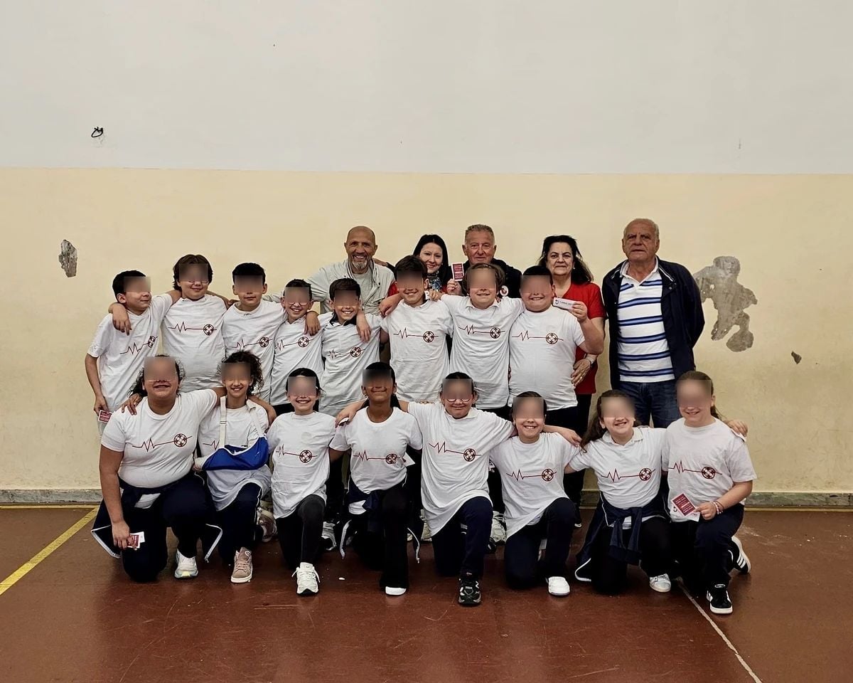 Bambini coinvolti nelle attività di Turris United
